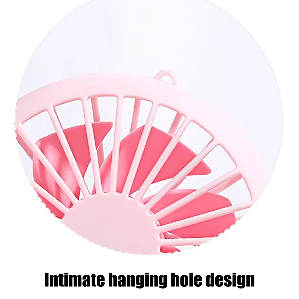 USB цветной портативный ручной вентилятор с низким уровнем шума