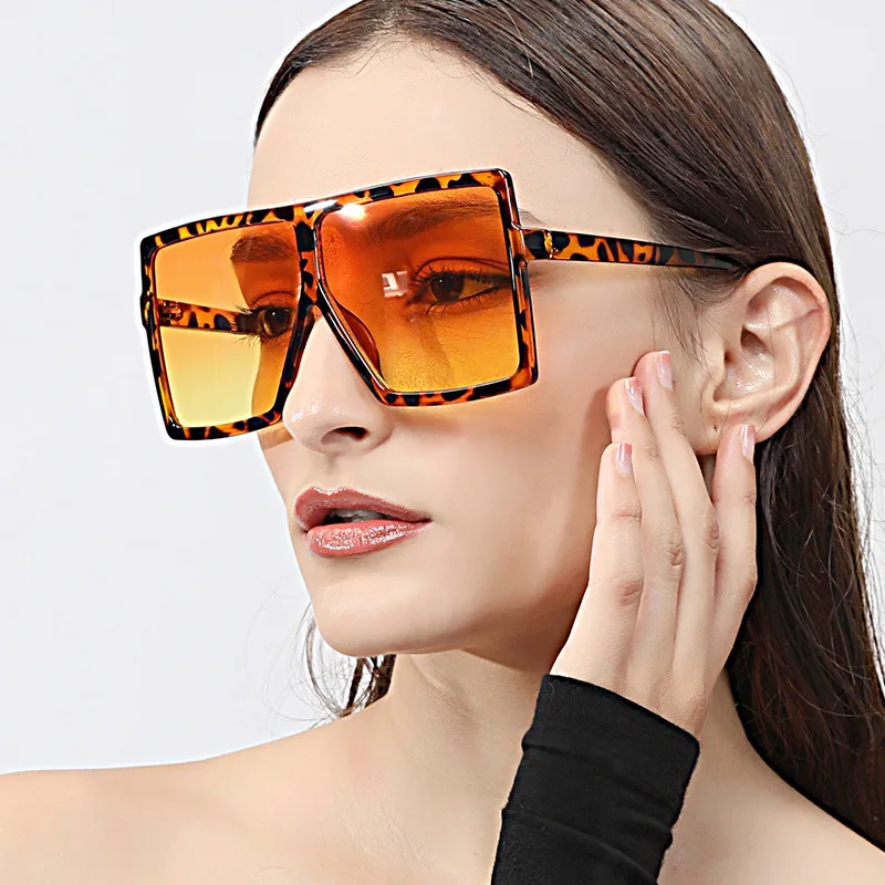 

Brand Design Oversize Vintage Women Sunglasses Luxury Sun Glasses For Men Retro Shades Visor Eyewear UV Protection Mirror