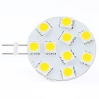Бесплатная доставка G4 LED супер яркие 10 светодиодов SMD 5050 широкий Вольт ACDC10-30V 2 Вт 200-220LM 5 шт.лот