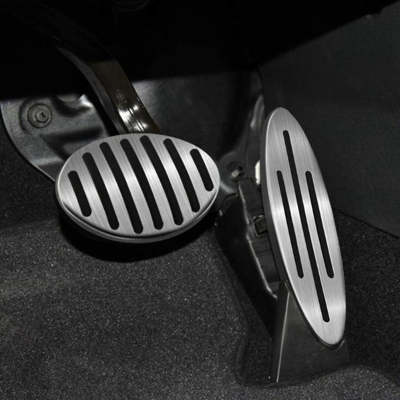 

Aluminum AT Footrest Gas Brake Clutch Pedal Cover for BMW Mini Cooper JCW S R55 R56 R60 R61 F54 F55 F56 F60 Car Accessories