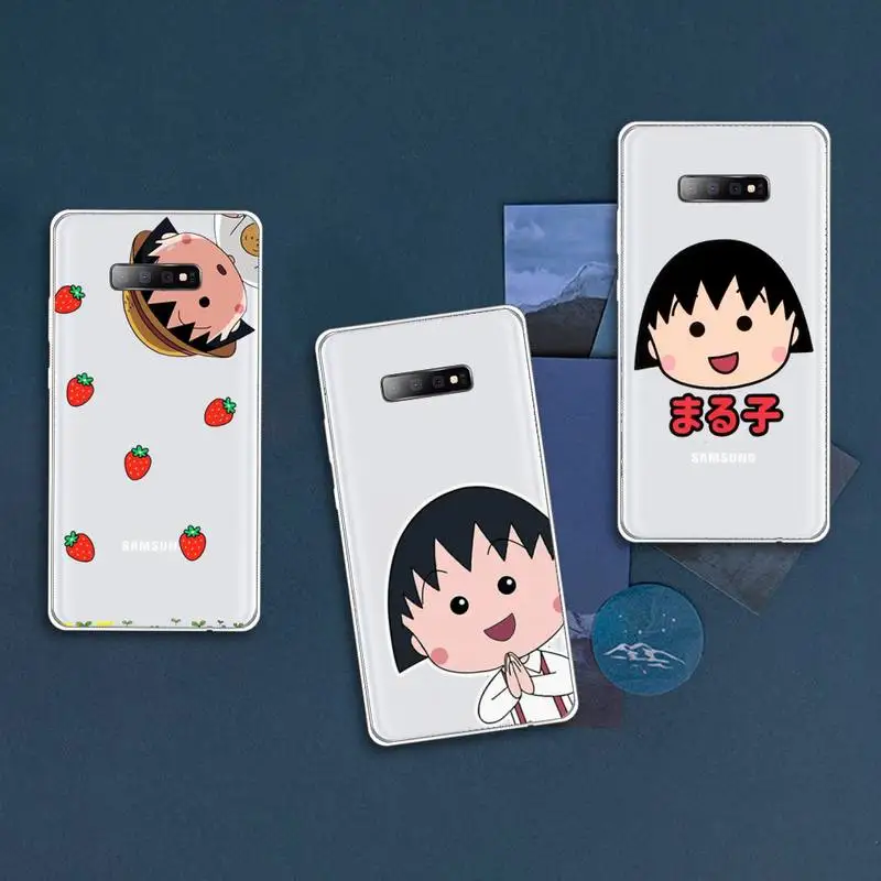 

Chibi Maruko cute cartoon Phone Case Transparent For Samsung Galaxy A S Note J 5 8 51 2016 Prime 20 Ultra 6 7 Edge PLUS 21
