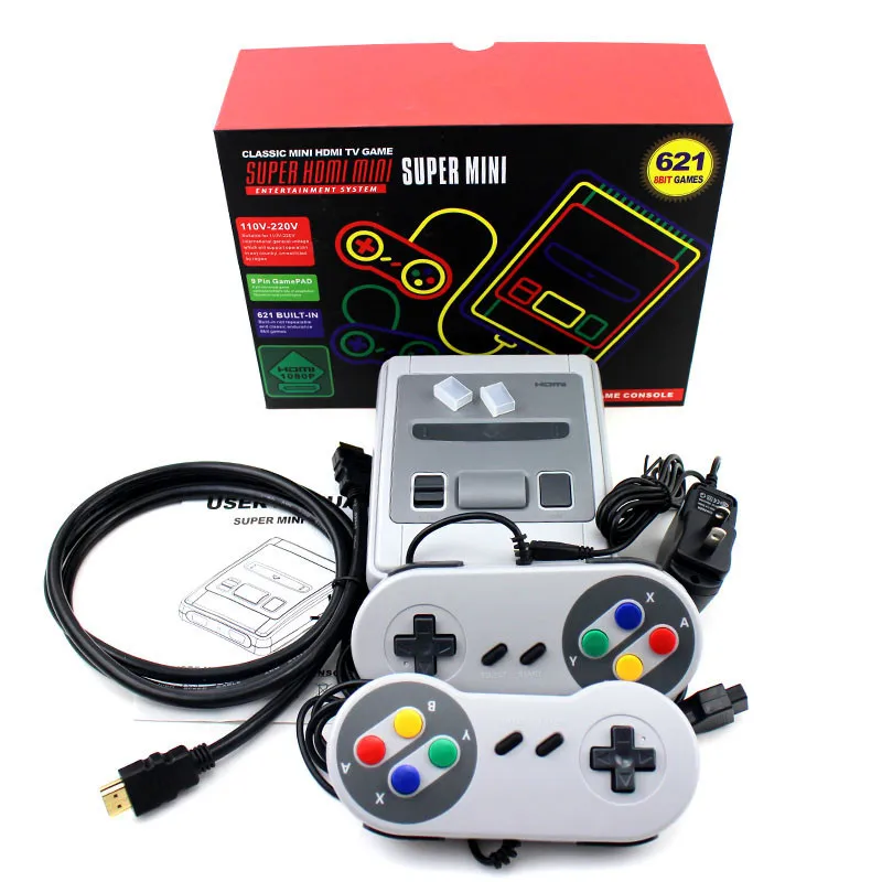 

Mini Handheld 620/621 Retro Classic Games Support AV/HDMI-compatible Output 8 Bit TV Video Game Console Gaming Player Gamepad