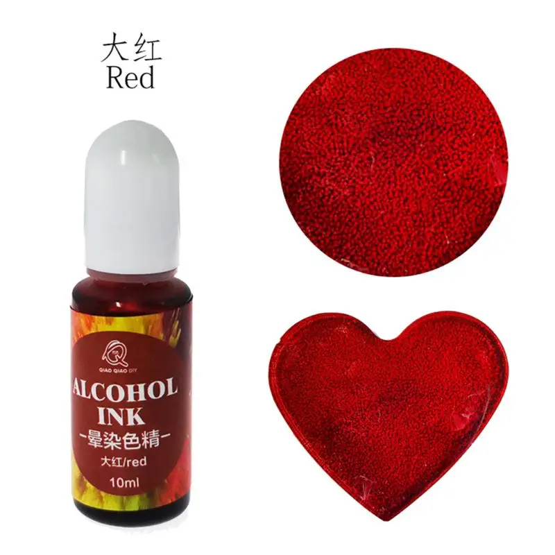 

20 Colours Epoxy Pigment Liquid Colorant Dye Ink Diffusion Resin Jewelry Makin 54DC
