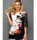 Рубашка женская, с V-образным вырезом и коротким рукавом, кружевная, в стиле бохо, весна-лето, размера плюс, 4xl, 5XL, 2020