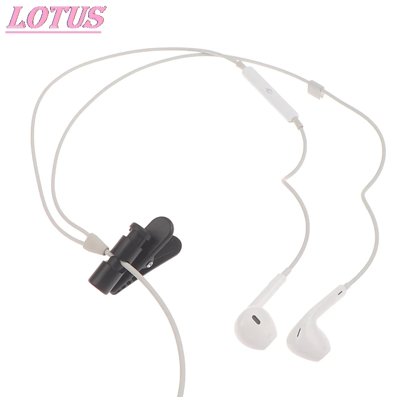 

Cable clip collar earphone clip earphone cord clip earphone cable winder 2/5 earphone clip ABS earphone cord clip 39 * 27mm