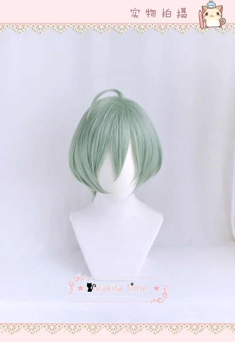 IDOLiSH7 ISUMI HARUKA светильник-зеленая короткая игра ролевые игры синтетические волосы