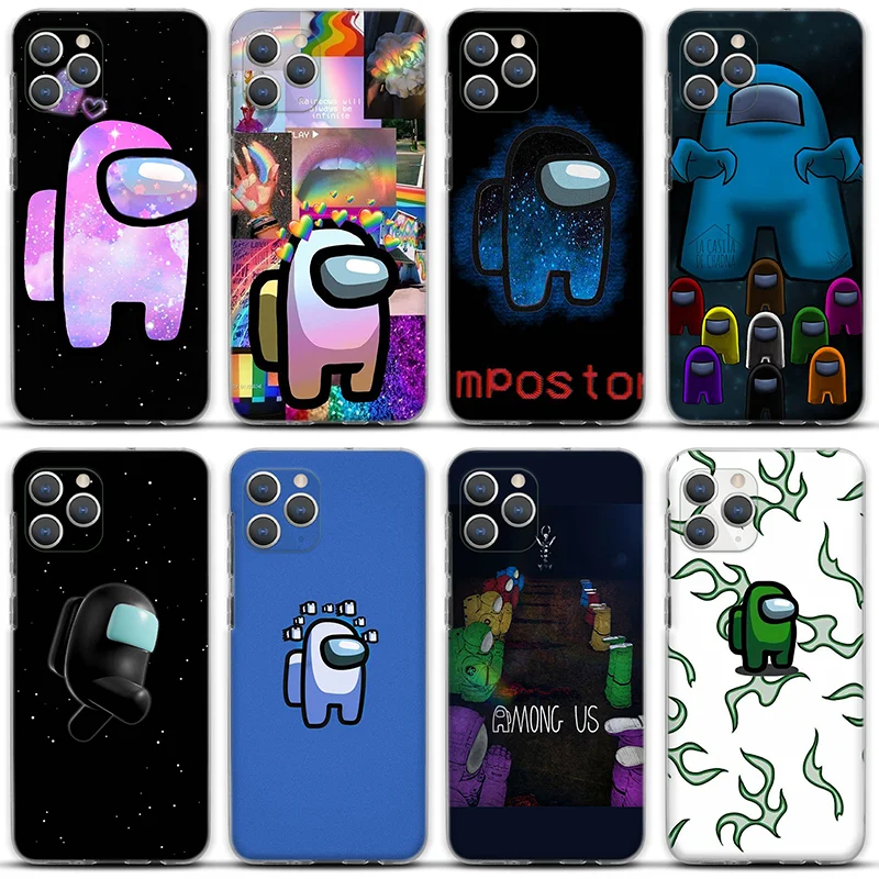 

Силиконовый чехол для телефона с мультяшными играми для iPhone 11 12 13 Pro Max mini, мягкий чехол для iPhone XR XS X 6 6S 7 8 Plus, чехлы