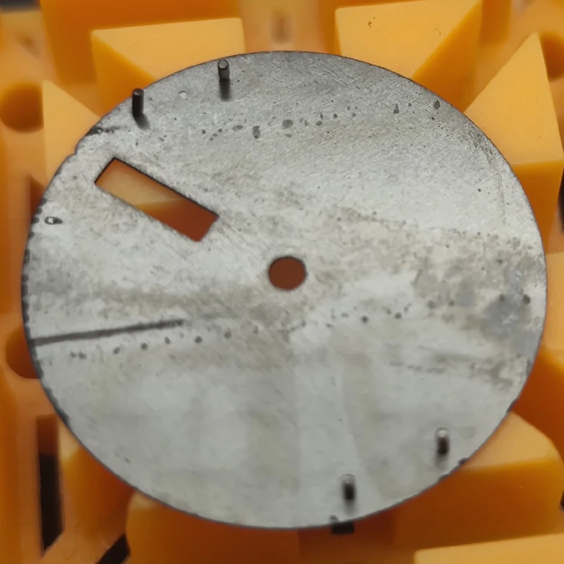 Watch Parts 28.5mm NH35 Watch Dial SKX007 Luminous Dial for SKX007 NH35 Watch Movement 3C Green Luminous Watch Dial with S LOGO