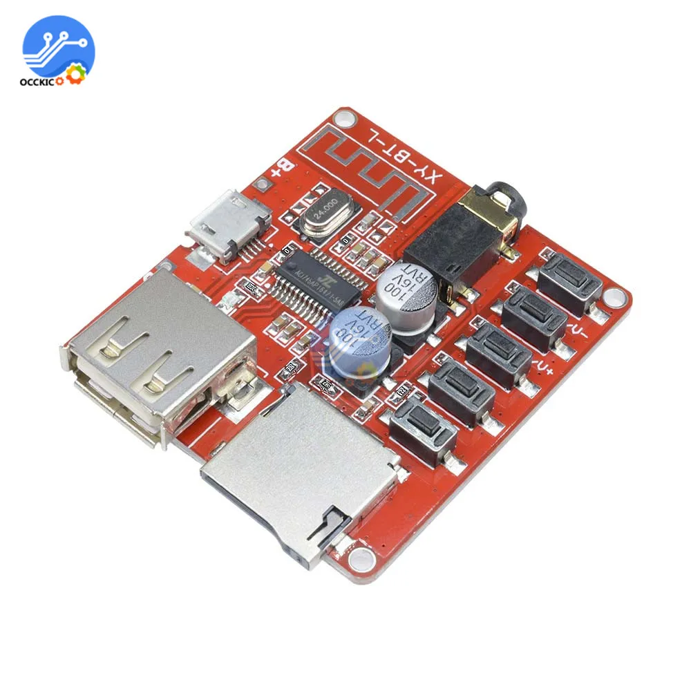 Плата Bluetooth MP3 декодера ЦАП модуль преобразователя без потерь декодирования Micro USB