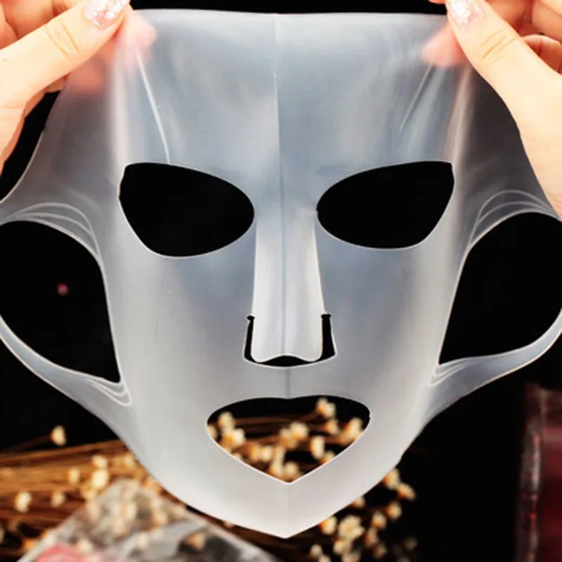 4 kolory wielokrotnego użytku maska silikonowa pokrywa twarzy nawilżający nawilżający do arkusza zapobiec parowaniu parowy przyrząd kosmetyczny 1/3/4/5 sztuk