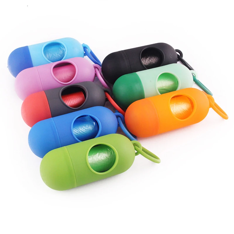 

Practical Poop Bags Set Pets Dogs Trash Cleaning Supplies Pet Dog Poop Bag Dispenser Waste Garbage Holder Dispensers