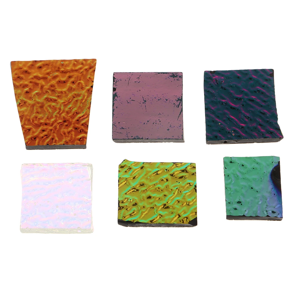 

28g Sorted Dichromatic Glass Scraps Fixing Glass for Fused Glass COE90