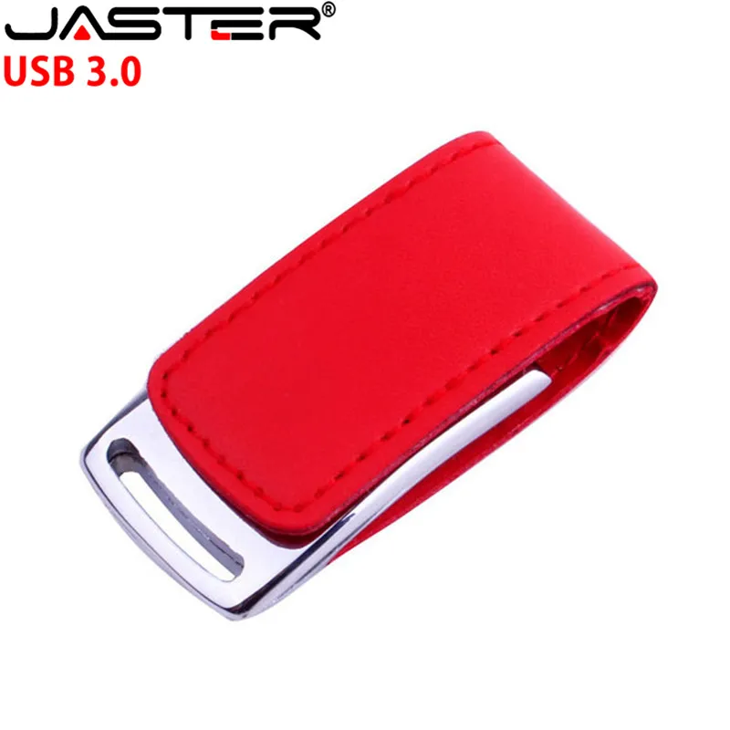 JASTER USB 3 0 логотип клиента металлический кожаный usb + Подарочная коробка флеш
