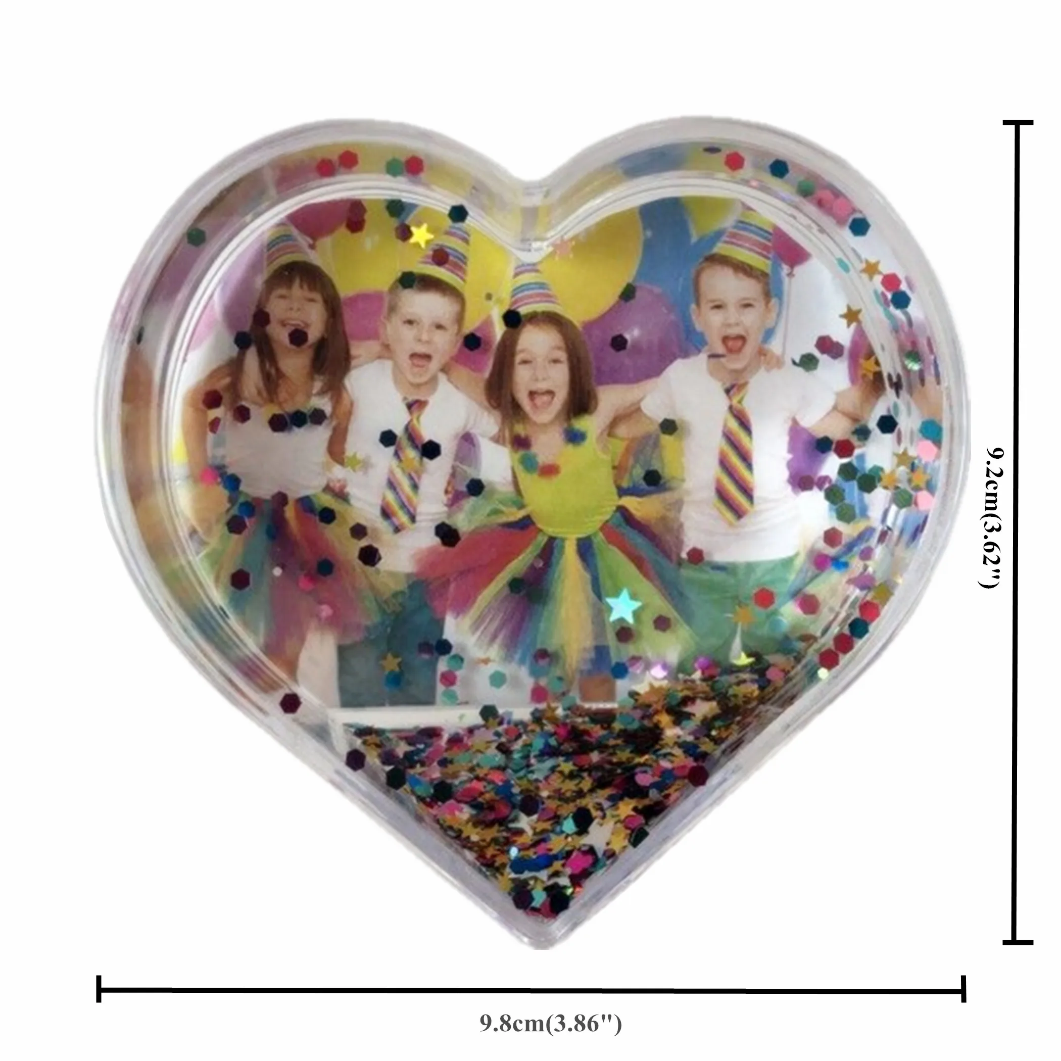 Promotional DIY Heart photo frame globe Wedding picture on desktop Home decoration display baby love gifts | Дом и сад