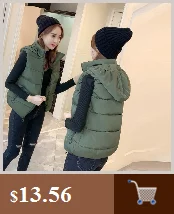 Winter vest women long vest Casual Slim thick warm Autumn hooded sleeveless waistcoat long zipper winter vest female M-3XL