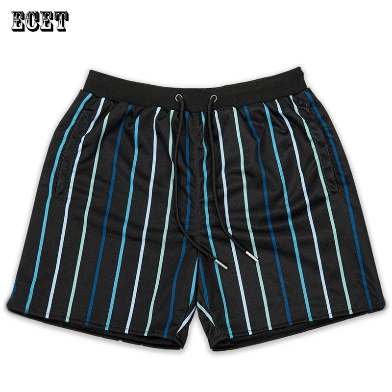 

Men's clothing 2021 summer new casual shorts striped quick-drying sports fashion shorts loose beach pants casual pants
