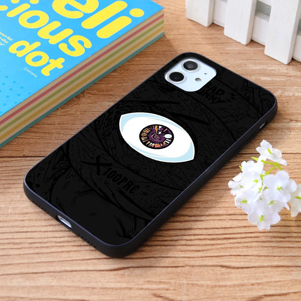 

For iPhone BAD BUNNY - X100PRE Soft TPU border Apple iPhone Case