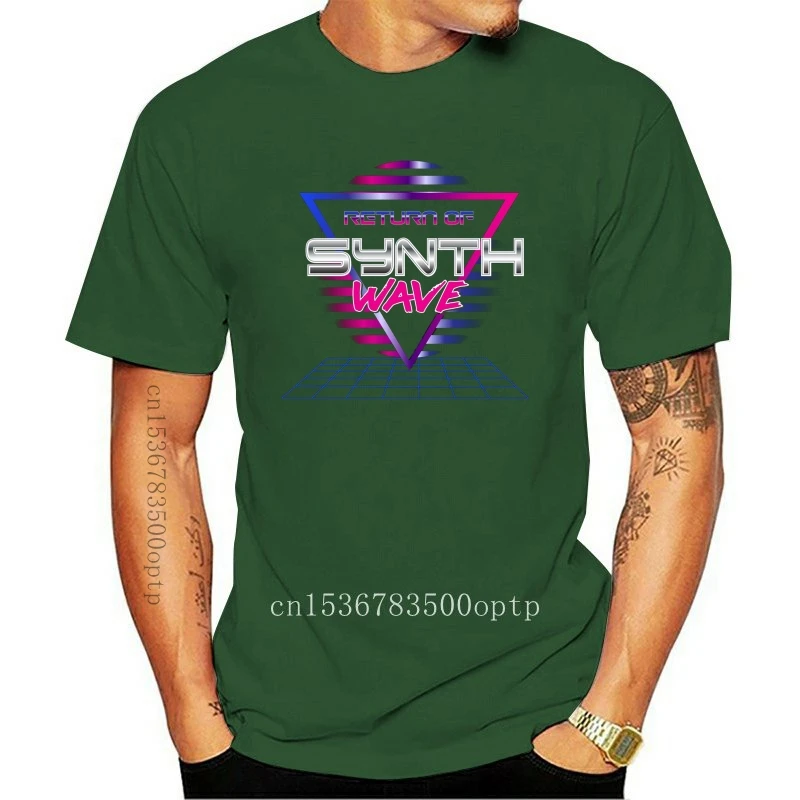 

New Funny men t shirt novelty tshirt women Return of the Synthwave Retro T-shirt
