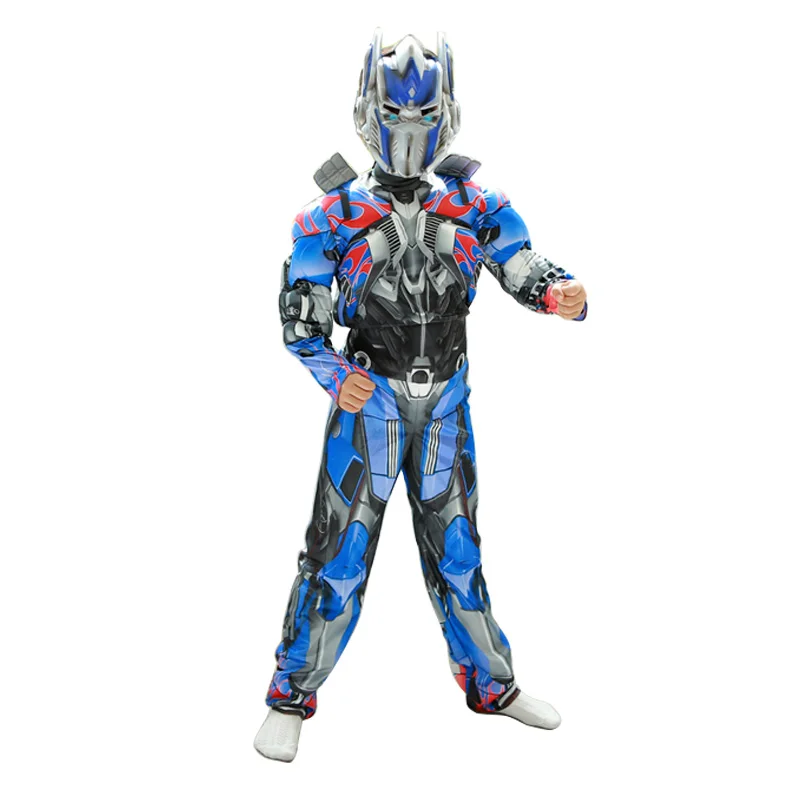 Детские карнавальные костюмы для мальчиков с изображением мускула из фильма Optimus