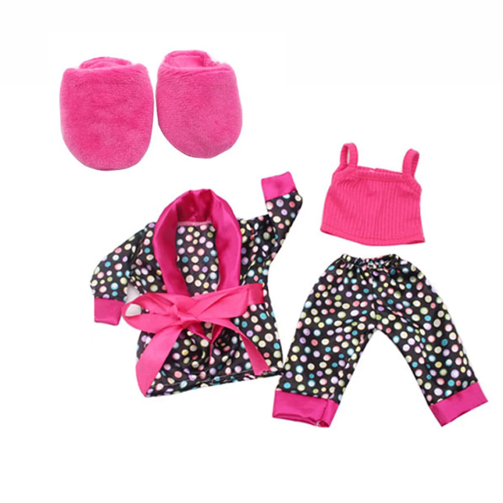 4 шт. Детская Одежда для кукол ручной работы комплект аксессуаров милый мини