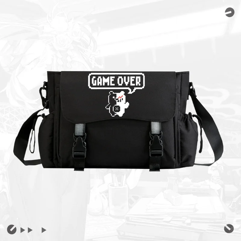 

Anime Danganronpa: Trigger Happy Havoc Crossbody Casual Bags School Bag Unisex Messenger Bag Fashion Shoulder Bag