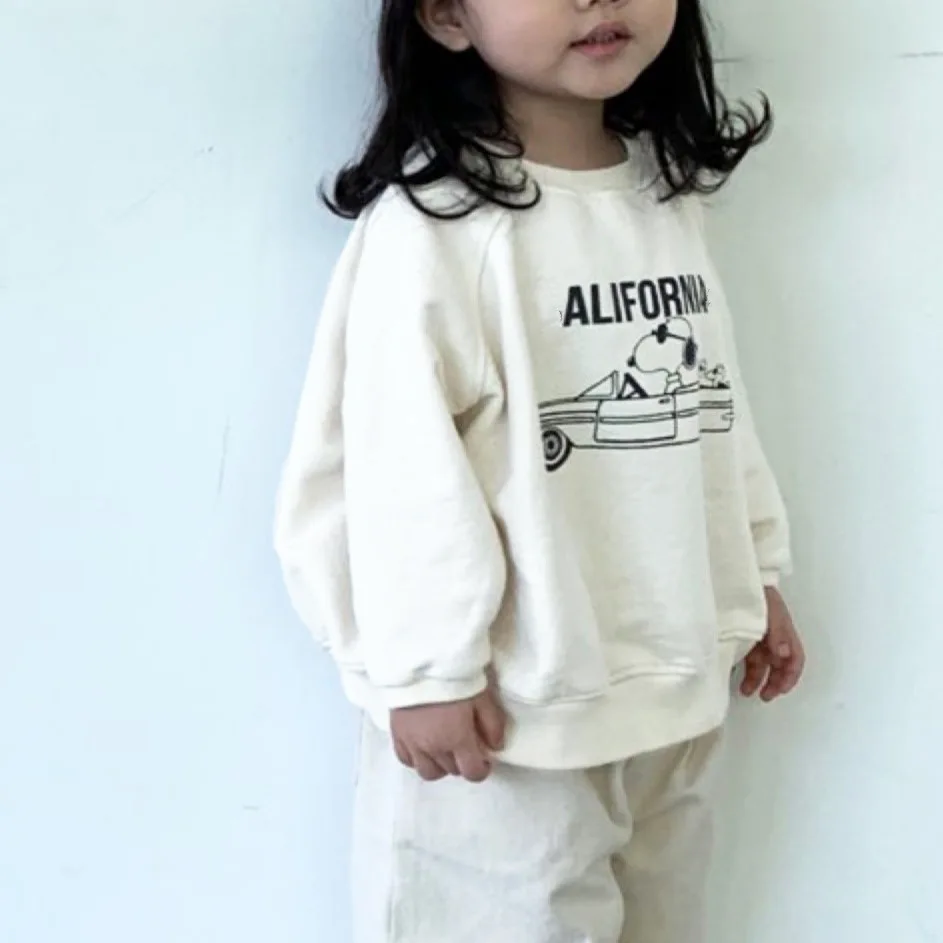 

Toddler Child Hoodies Shirt with Long Sleeved Kids Autumn Clothes Letters Print Baby Loose Leisure Hooides Boy O-neck Sweatshirt