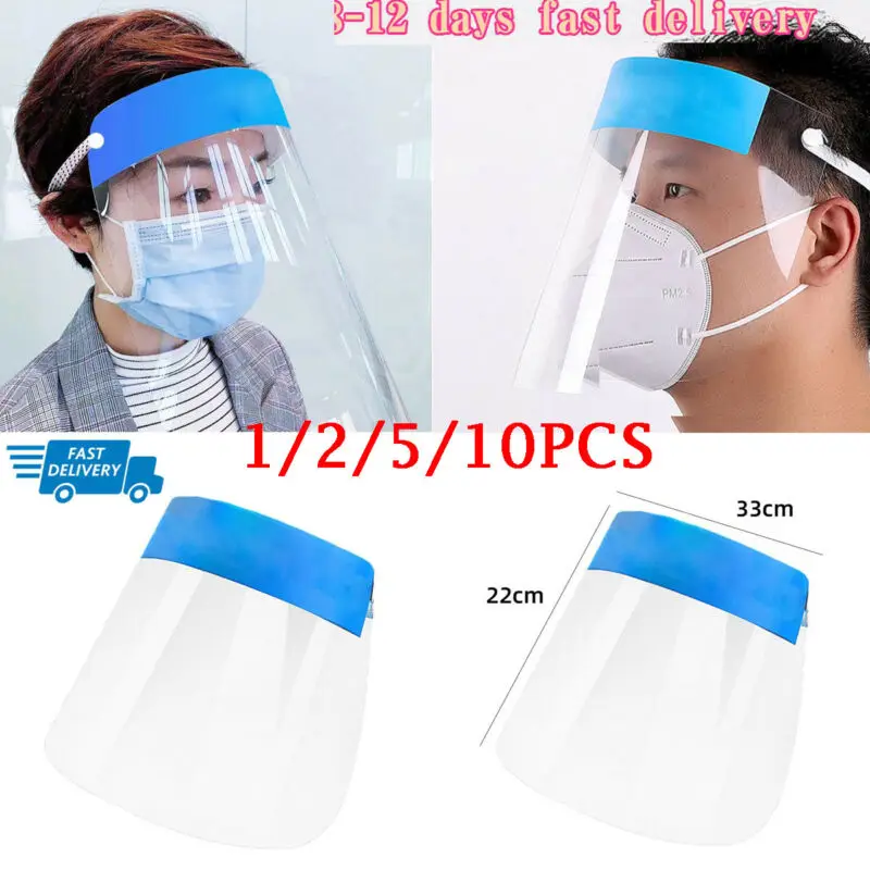 Прозрачная Пыленепроницаемая Защитная Полнолицевая маска против капель 1 шт. для