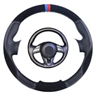 Замшевый кожаный чехол рулевого колеса автомобиля для Mazda CX-5 CX5 Atenza 2014 новый Mazda 3 CX-3 2016 Mazda 6на заказ оплетка руля