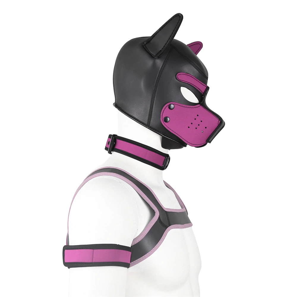 Унисекс костюм для танца маска голова собаки неопреновый Play Body consure Costume