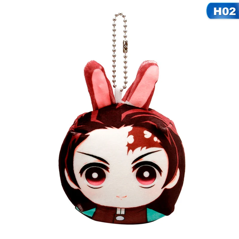 Аниме Demon Slayer: Kimetsu no Yaiba Kamado Nezuko Косплей акриловый брелок Шарм телефон кулон брелок Рождественский подарок новинка - Цвет: KEY4455H02