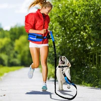 hands free leashes dog treat bag waist reflective safety awards treats pouch training pet walking bungee leash feed storage