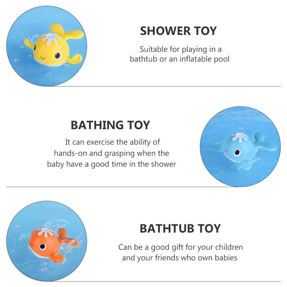 

4pcs Exquisite Bathing Toys Stacking Baby Kids Bathroom Shower Toys