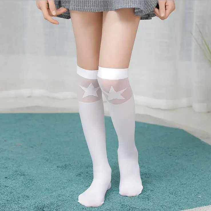 Girl Socks 9 Носки для девочек 3-12 лет, длинные гетры до колена, милые носки для мальчиков и девочек, детские носки, милые детские носки, хлопковые носки с рисунком медведя для малышей - Цвет: Girl Socks 9