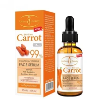 30ml carrot essence liquid brightening moisturizing lightens spots repairs whitening remove acnes oil control face care