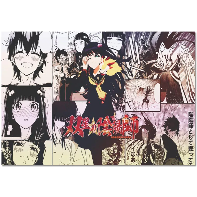 

Twin Star Exorcists Poster Silk Fabric Print Poster Print Cloth Fabric Wall Poster Custom Satin Poster 40X60cm,50X75cm,60X90cm