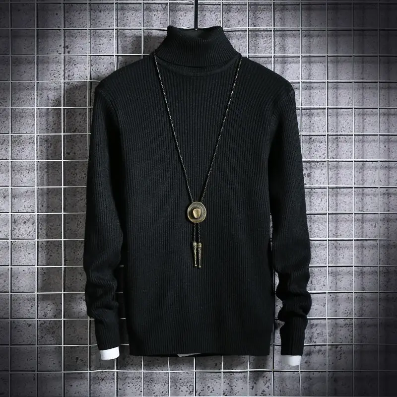 Осень/Зима 2020 свитер пуговицы полосатая водолазка облегающий модный для