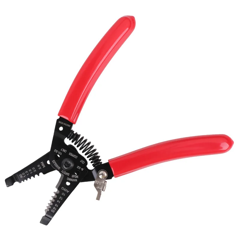 

NEW 7inch Pliers Hand Tool Wire Stripper Wire Cable Cutter Plumbing Electrical Cable Stripper Wire Cutting Scissor Cable Cutter