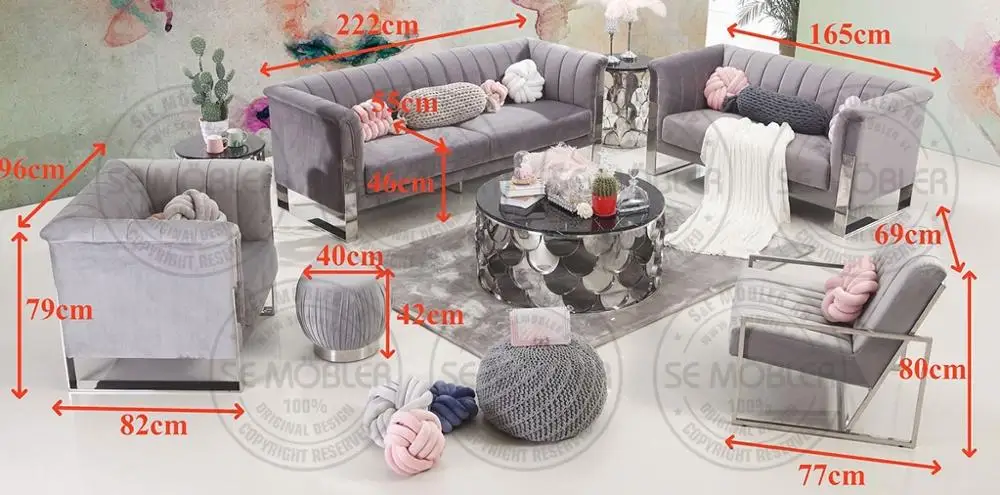 Современные диваны для гостиной диван Честерфилд с тканью | Мебель