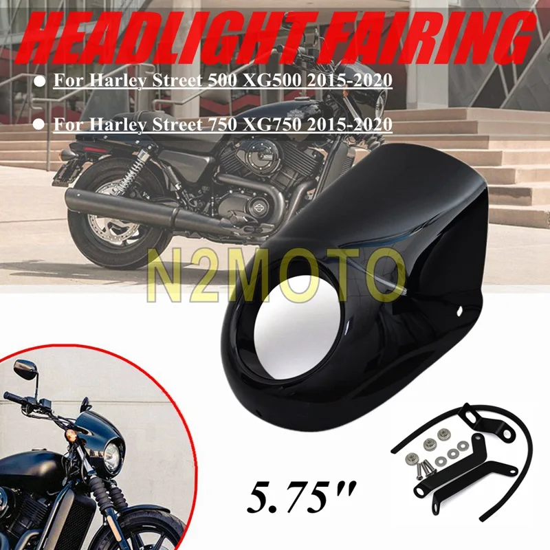1 шт. 5 75 дюйма черная светильник ка на голову для мотоцикла передсветильник