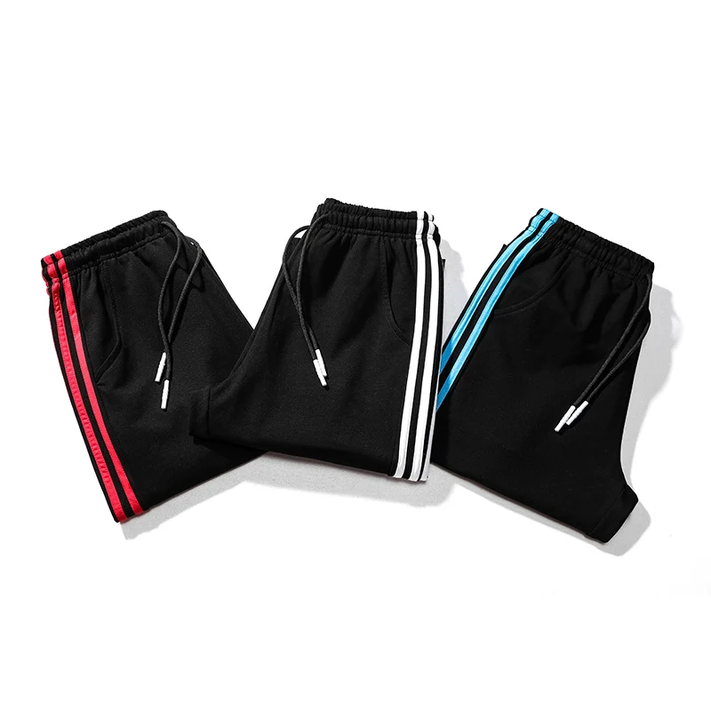 

Size 8xl 7xl Plus 6xl Mens Casual Sports Pants Loose Version Fitness Running Trousers Summer Workout Pants Sweatpants 3 Stripes