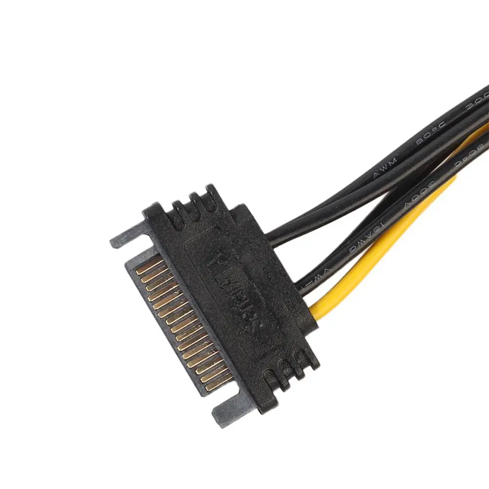 5 шт. 15 контактный адаптер питания SATA для 6 контактного PCI E Express|Компьютерные