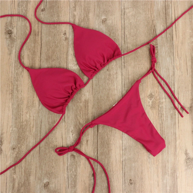

Sexy Women Bikini Brazilian Swimsuit Push-up Bra Bikini Set Two Piece Swim Suit Swimwear Beachwear Bathing Maillot De Bain Femme