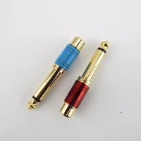 6 5mm jack male mono plug to rca female converter audio adapter gold plated connector 6 35mm socket 14 sound mixer electrical