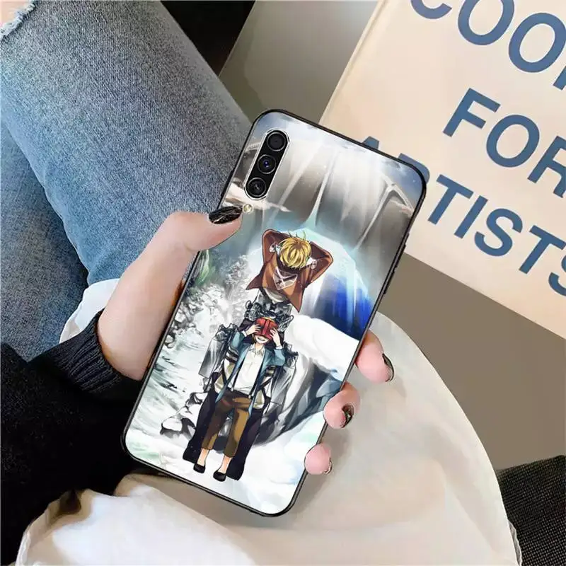 

Japan anime Attack on Titan Armin Phone Case For Samsung galaxy S 9 10 20 A 10 21 30 31 40 50 51 71 s note 20 j 4 2018 plus
