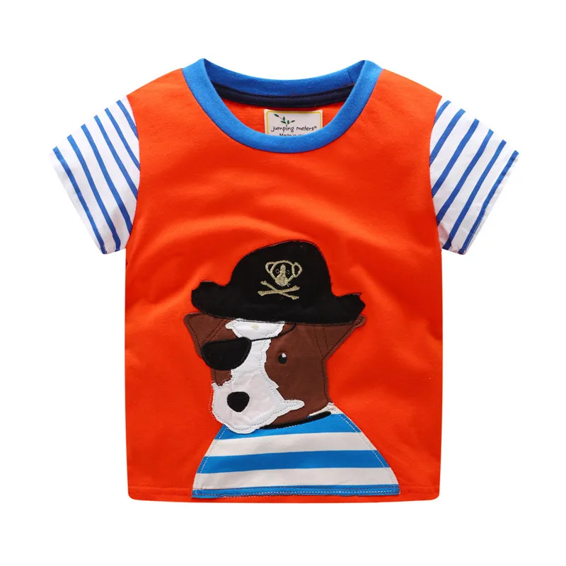 

New Arrival Summer Animals Print Baby T shirts Fashion Cotton Boys Girls Tops