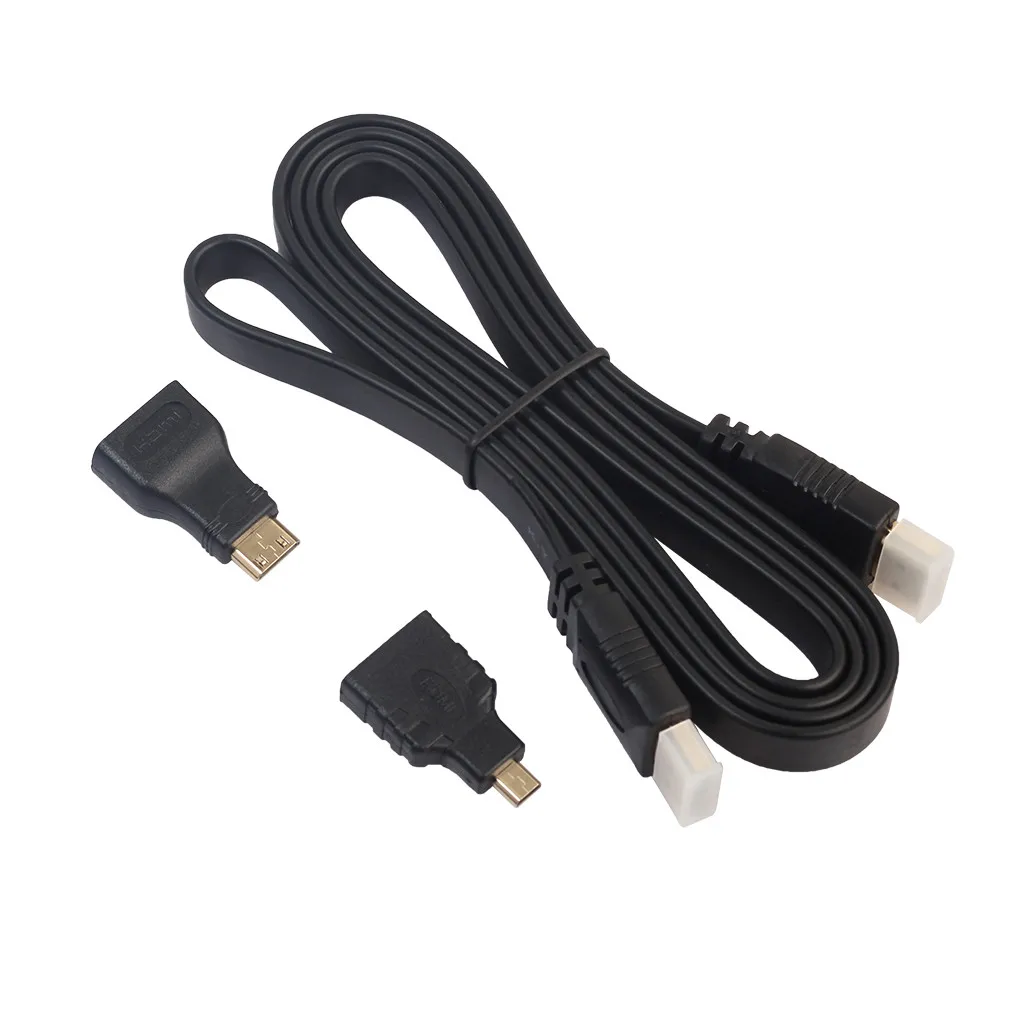 Кабель Hdmi 1080p и мини адаптер Hdmi/micro для планшетов ПК Android Tv Позолоченный разъем 24k