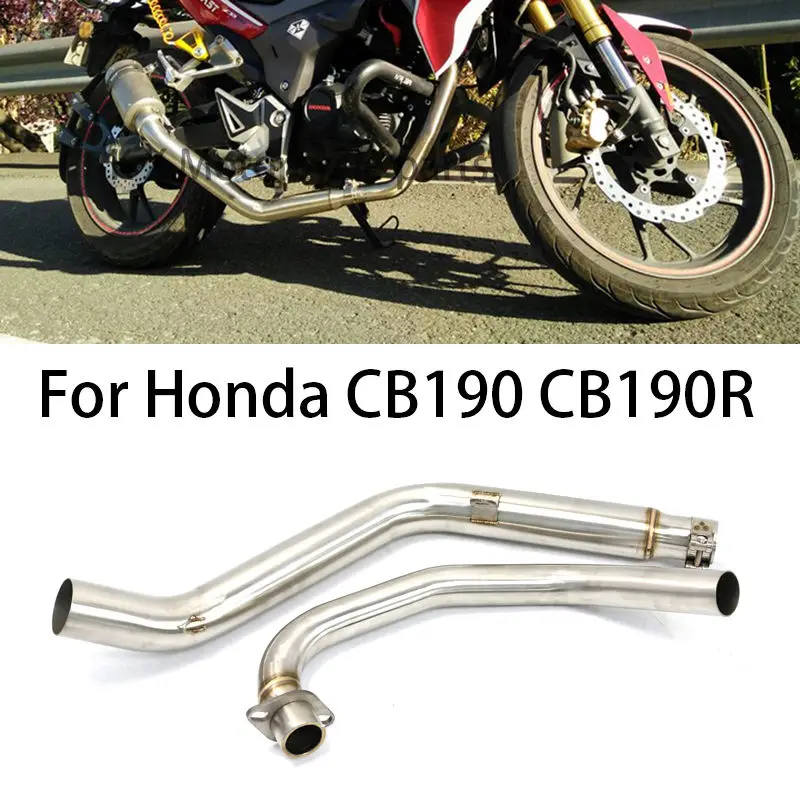 

Front Middle Link Pipe For Honda CB190 CB190R 51mm Modified Motorcycle Exhaust Headers Slip On Motocross Muffler