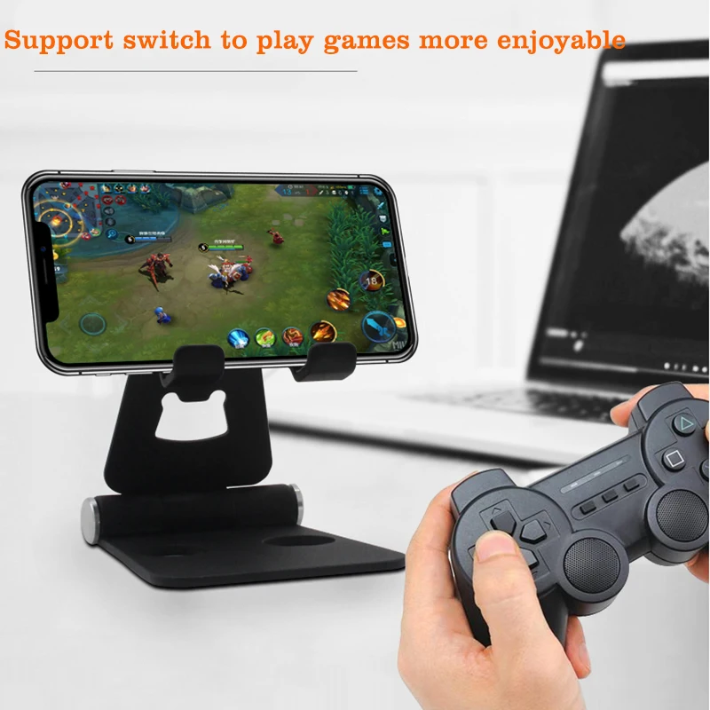 mobile phone desktop lcd monitor bracket portable adjustable stand for ipad tablet bedside watching tv live aluminum alloy free global shipping