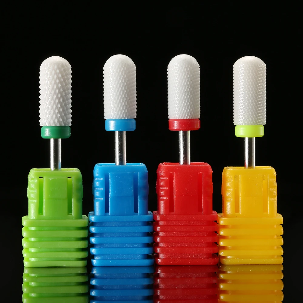 Керамическая Алмазная фреза для ногтей роторные сверла маникюра кутикулы