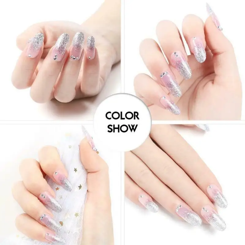 

1 Set Nail Glitter Nail File Sequins Brush Strengthening Nails Professional Manicure Tools Nail Art Accessories Tool Kit TSLM1